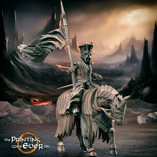 Herald of Saucar – On Foot and Mounted | Gates of Evil | MESBG | The Printing Goes Ever On