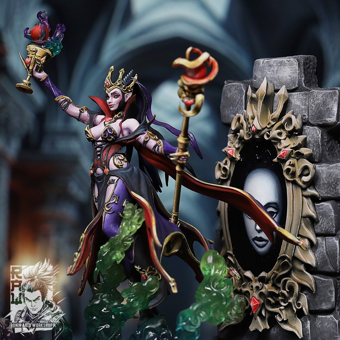 Queen Hilda | The Coven of Royal Grace | 28mm-120mm Scale | Ronin Arts Workshop