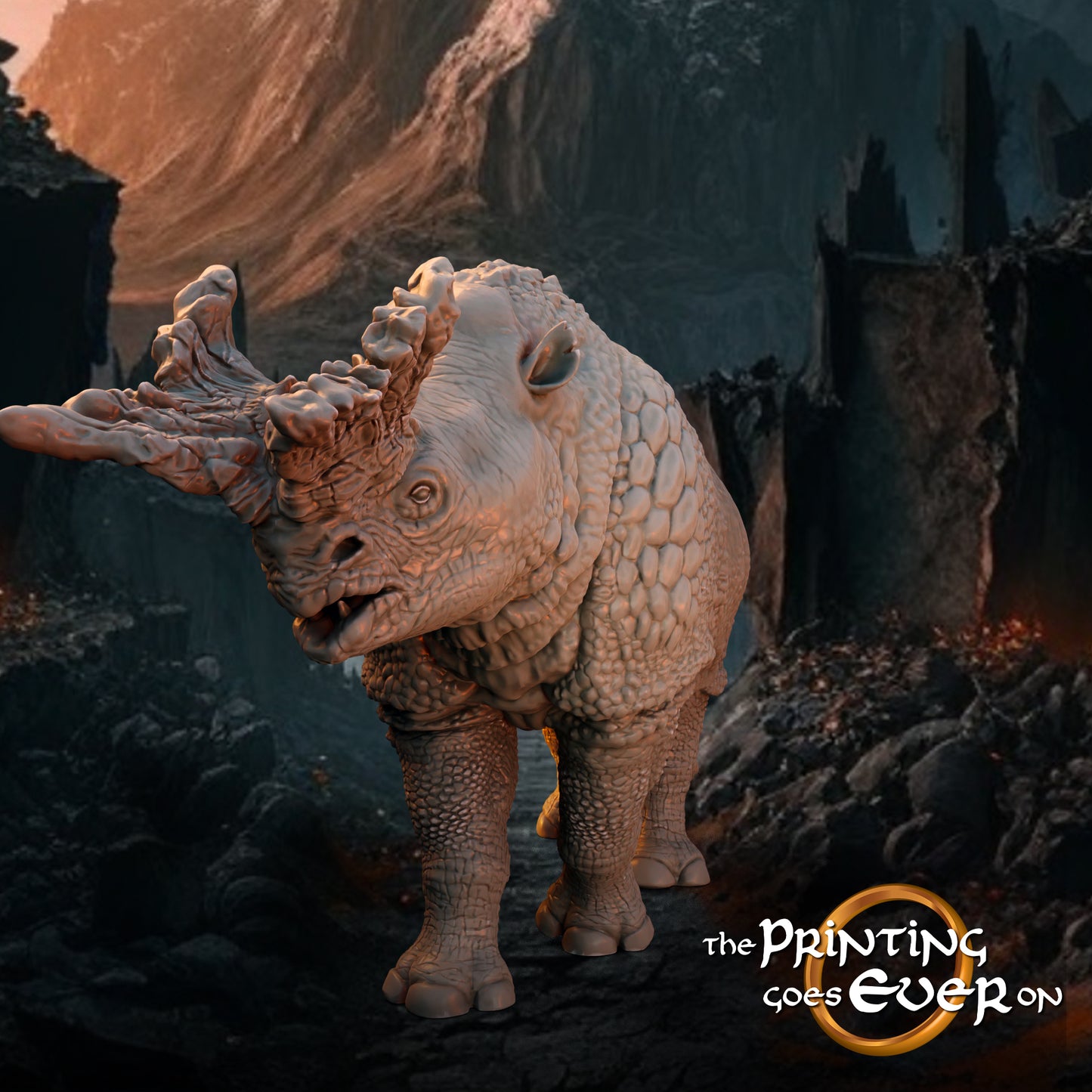 Horned Beast of Groz - B | Assault Orcs | The Printing Goes Ever On