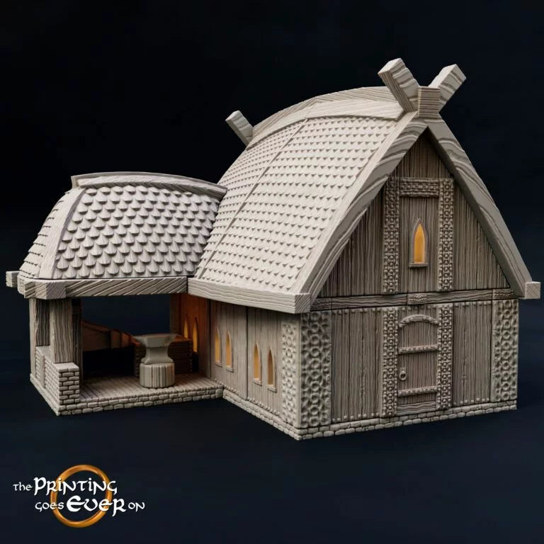 Ridermercia Smith’s House | Realm of the Horse Earls | MESBG | The Printing Goes Ever On