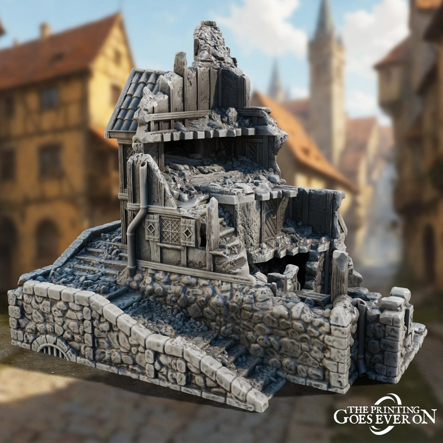 Brethorn Town | Buildings and Terrain | The Printing Goes Ever On