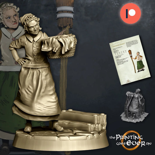 House Keeper | The Town of Breie | MESBG | The Printing Goes Ever On