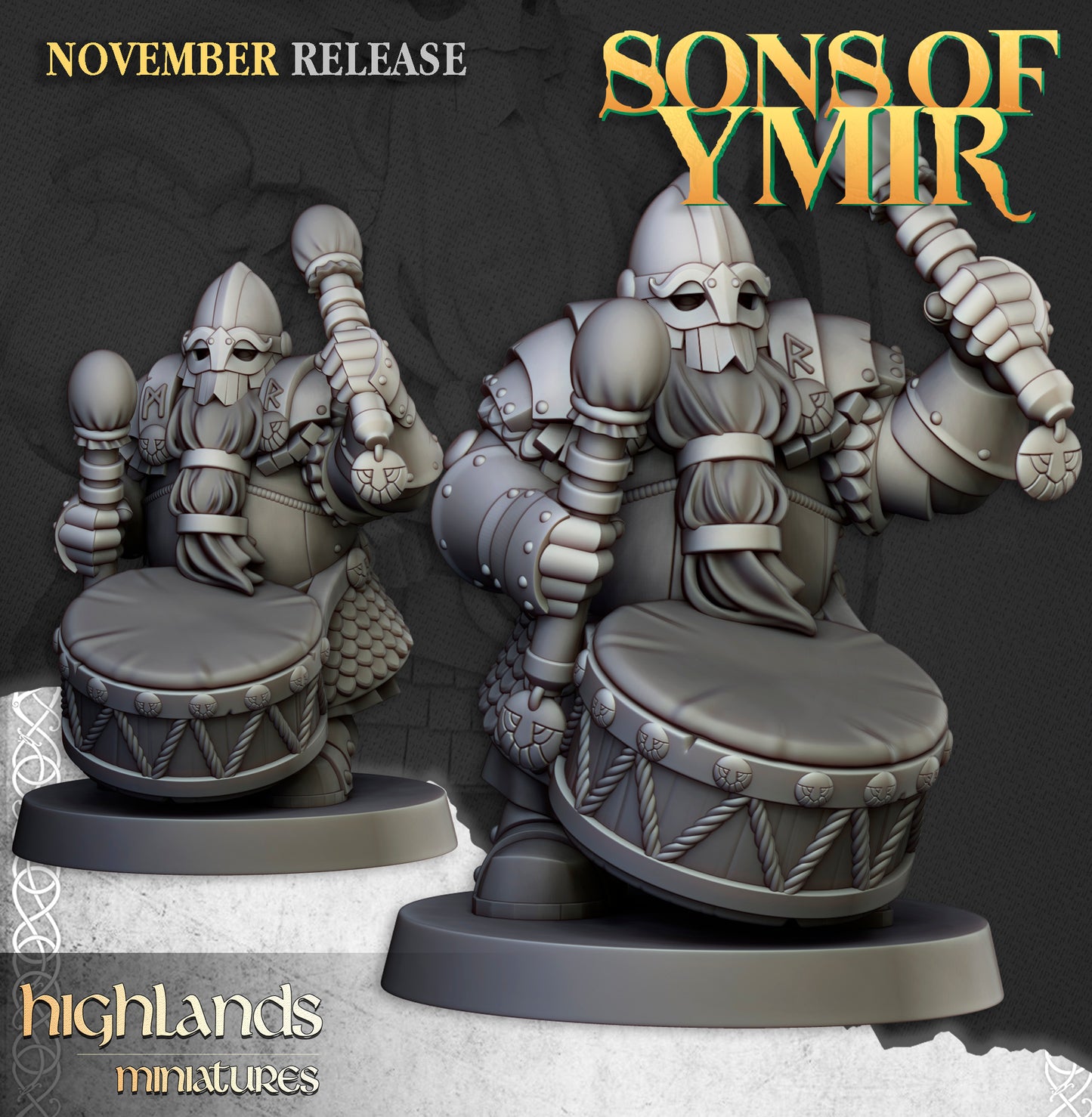 Dwarf Huscarls Musician