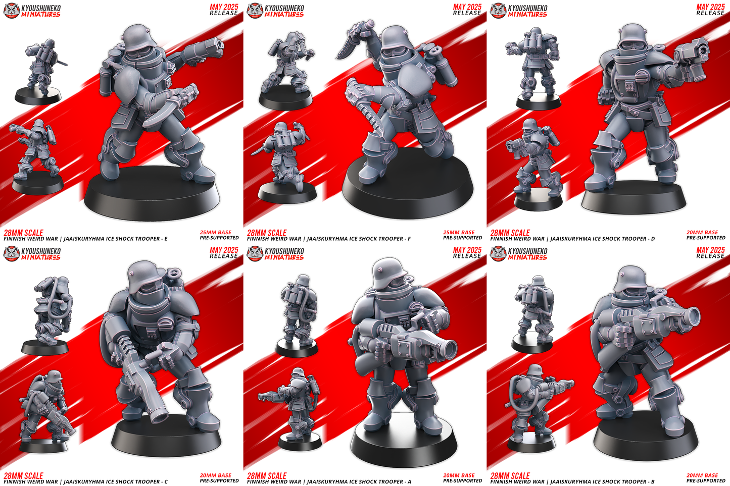 Jaaiskuryhma Ice Shock Troopers | Finland | Kyoushuneko