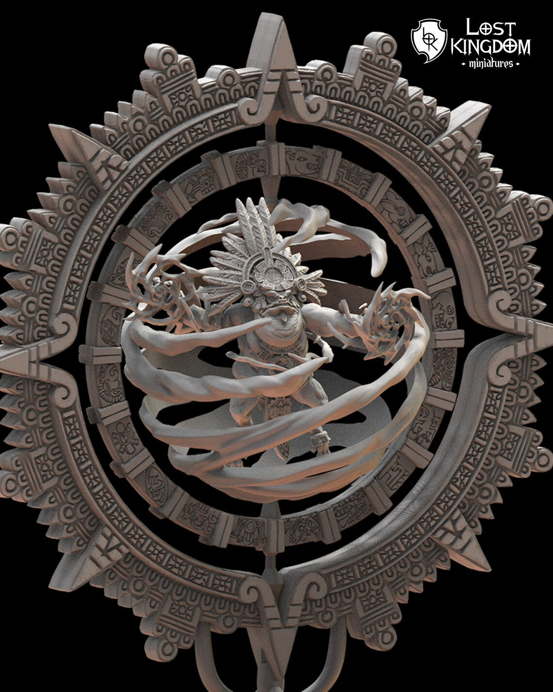 Ometeotl, Supreme Sorcerer | Saurian Ancients | Lost Kingdom Miniatures |