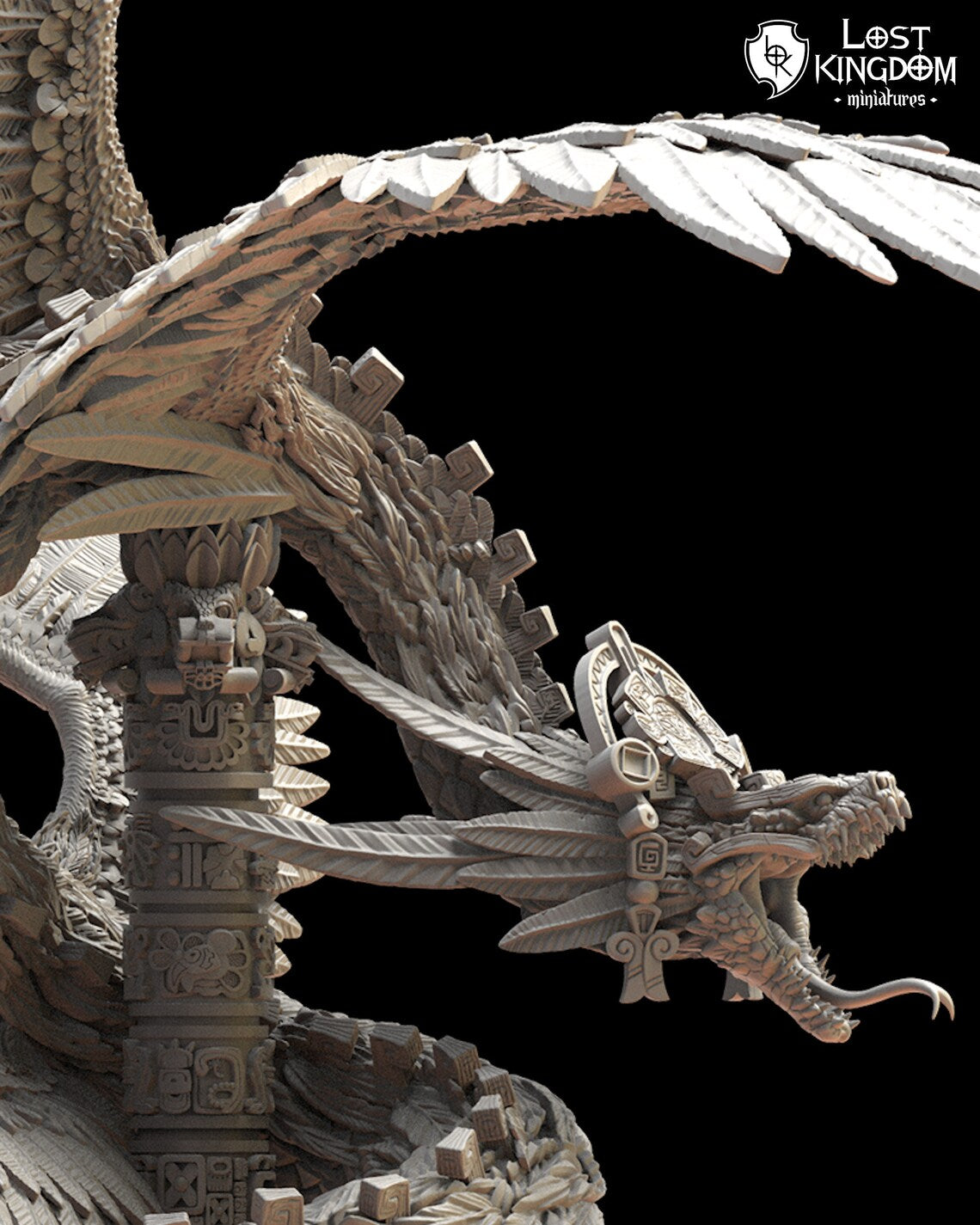 Quetzalcoatl, The Feathered Goddess | Saurian Ancients | Lost Kingdom Miniatures