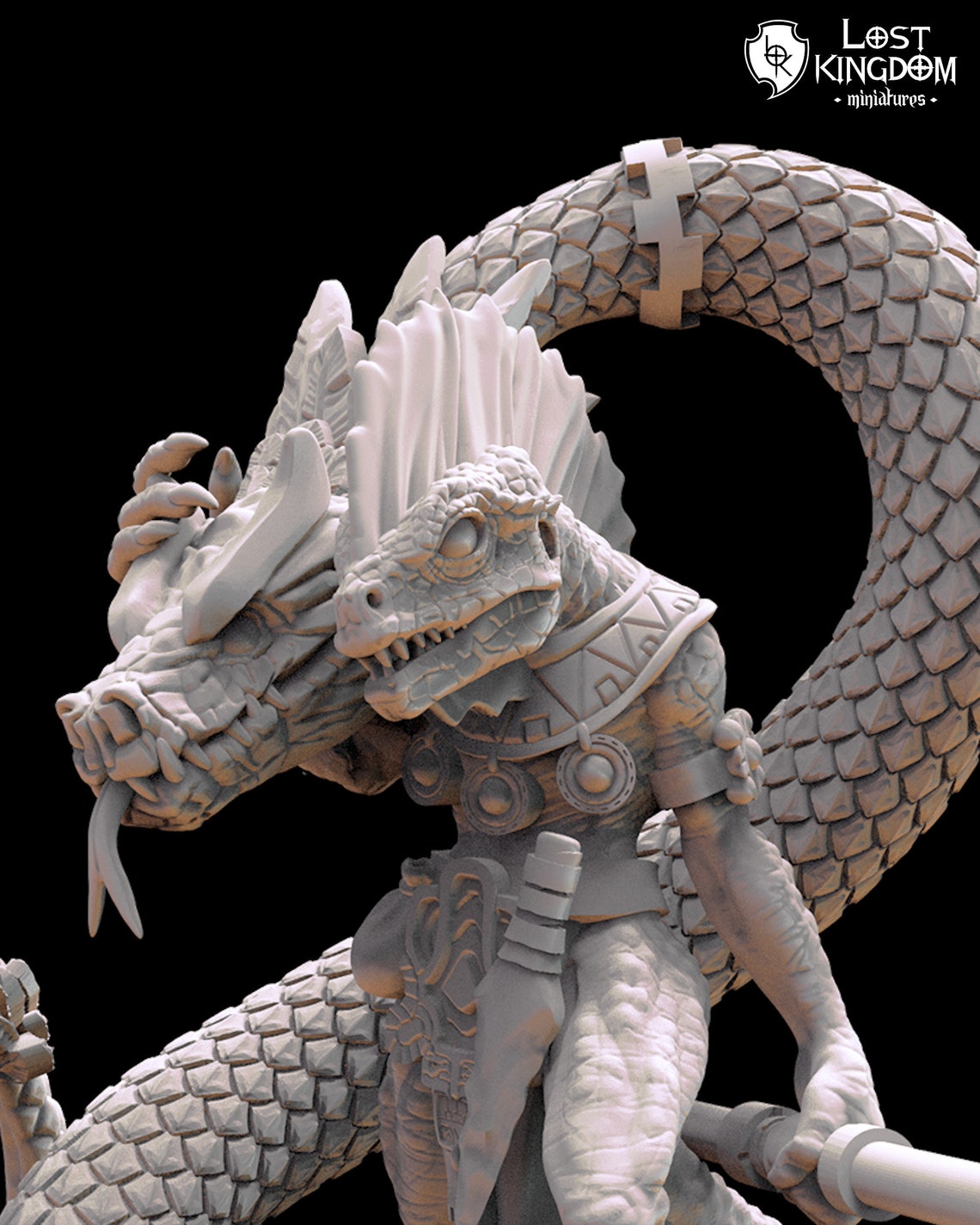 Tonatiuh, Coatl Whisperer | Saurian Ancients | Lost Kingdom Miniatures |