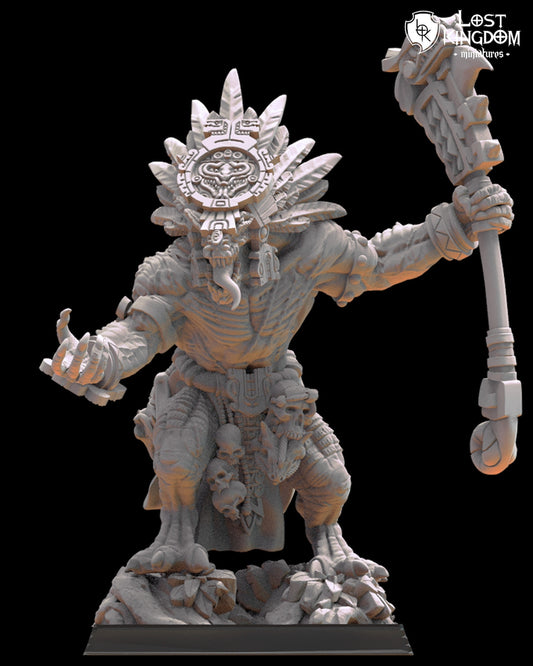 Yacatecuhtli, Cuetzpal Father | Saurian Ancients | Lost Kingdom Miniatures |