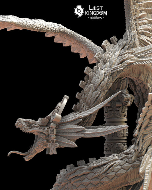 Quetzalcoatl, The Feathered Goddess | Saurian Ancients | Lost Kingdom Miniatures