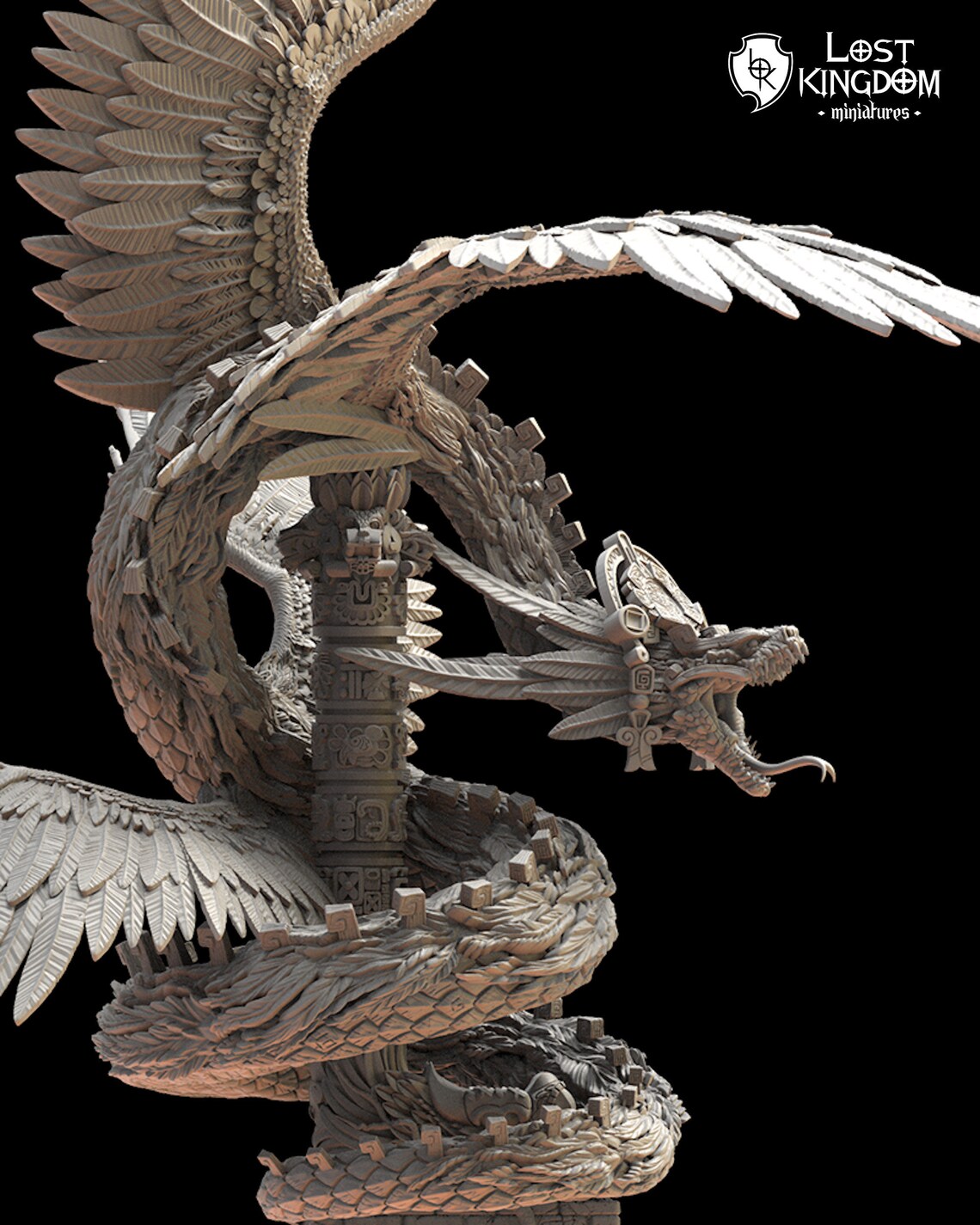 Quetzalcoatl, The Feathered Goddess | Saurian Ancients | Lost Kingdom Miniatures