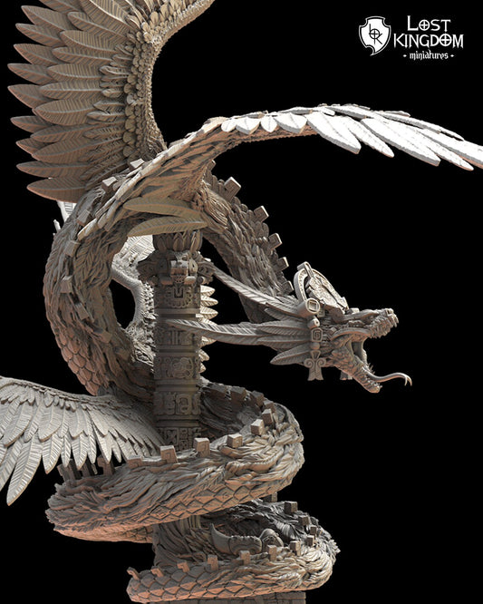 Quetzalcoatl, The Feathered Goddess | Saurian Ancients | Lost Kingdom Miniatures |