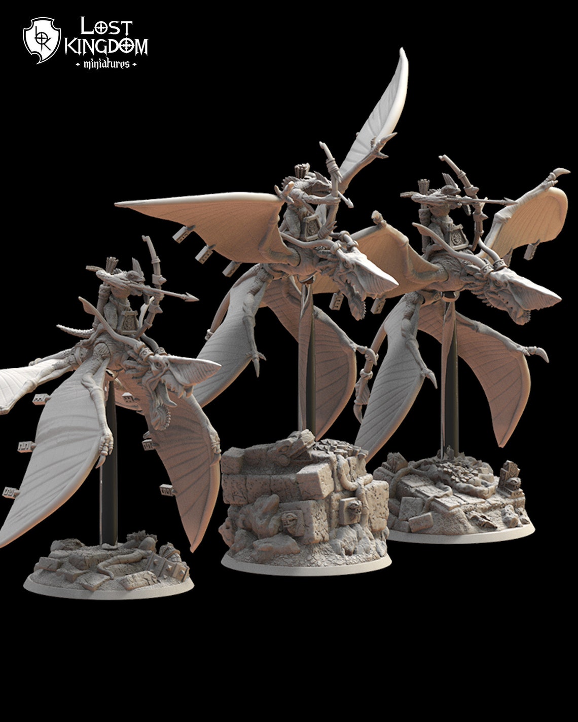 Tlantliatzli Unit | Saurian Ancients | Lost Kingdom Miniatures |