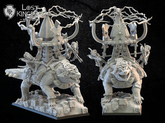 Ayokalotl With Lightning Engine | Saurian Ancients | Lost Kingdom Miniatures |