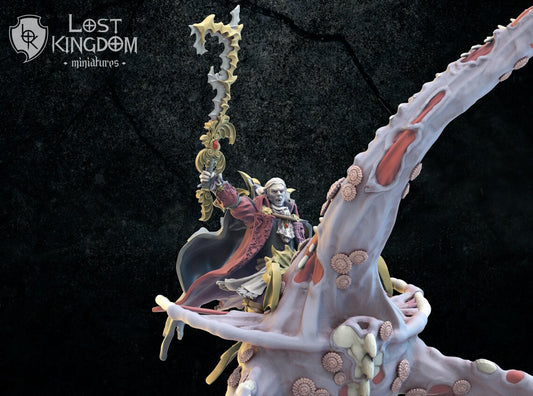 Alucard On Zombie Sea Dragon | Undead of Misty Island | Lost Kingdom Miniatures