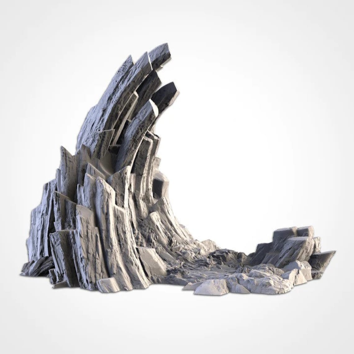 Jagged Rocks Terrain | Scatter Terrain | Txarli Factory | Table Top Gaming