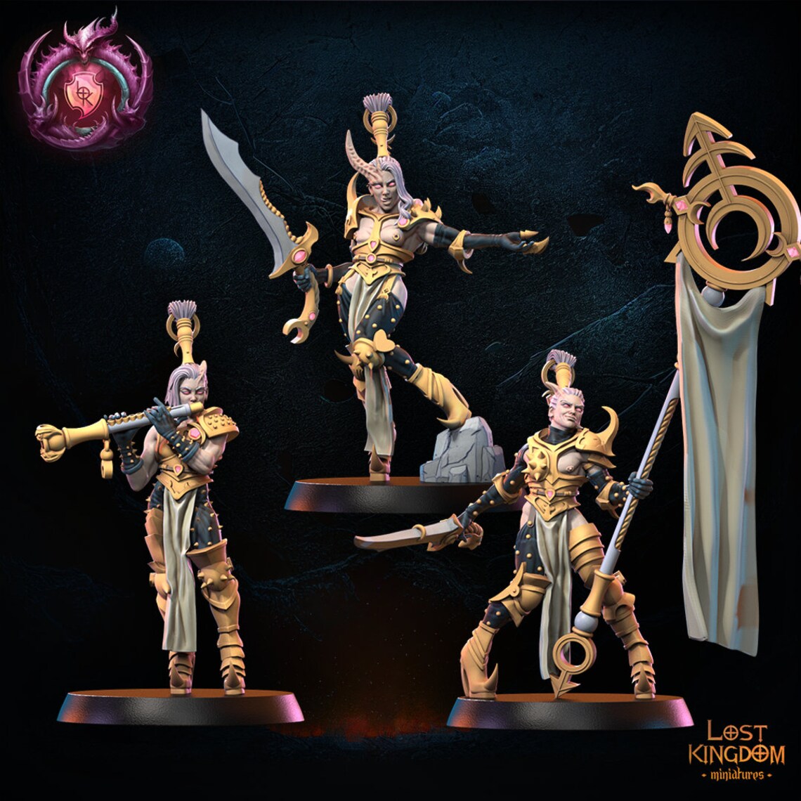 Depraved Warriors (Swords) | Sons of Depravation | Lost Kingdom Miniatures