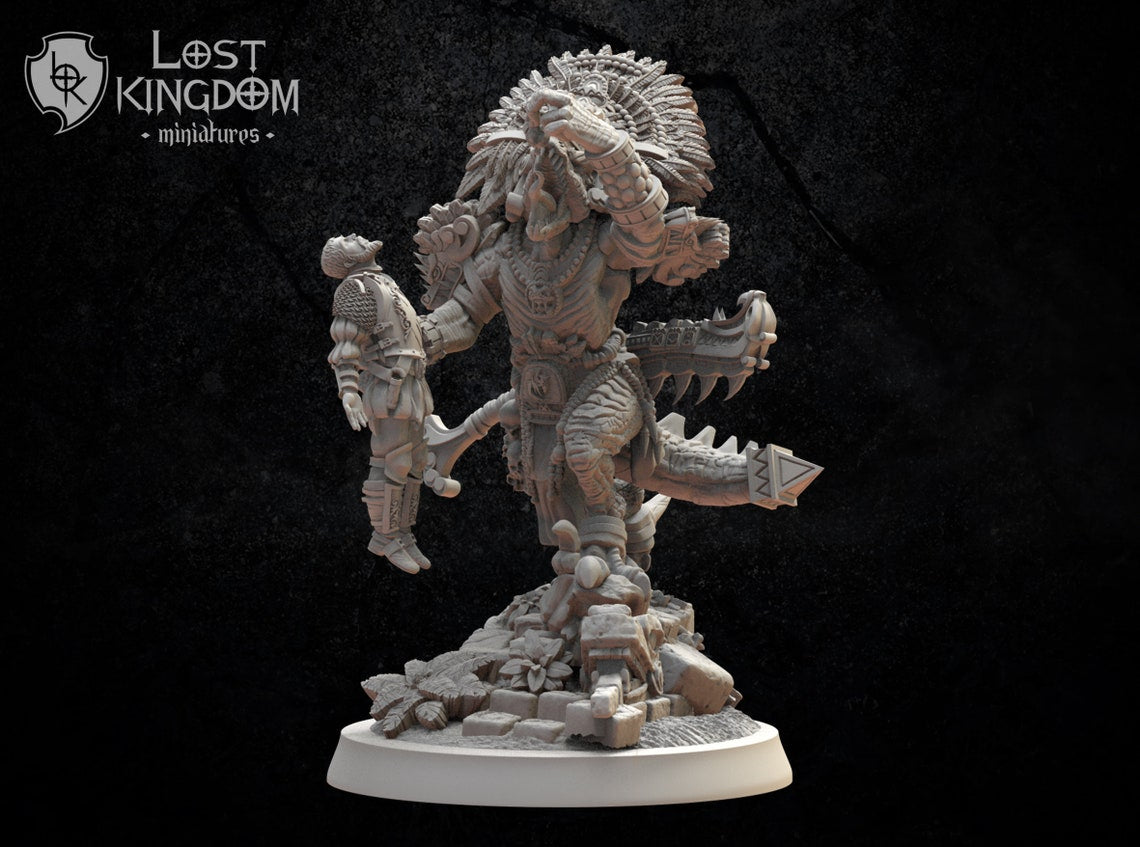 Ehecatl The Devourer | Saurian Ancients | Lost Kingdom Miniatures |