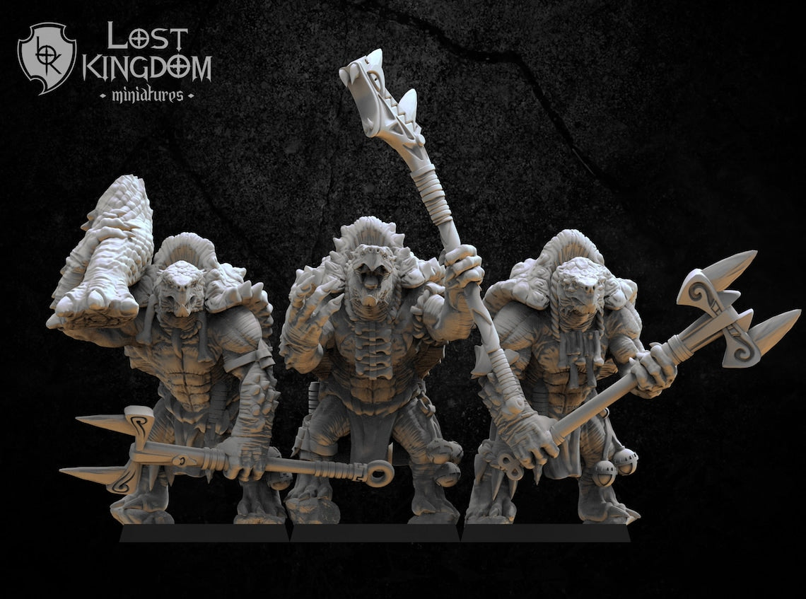Ayotl Unit | Saurian Ancients | Lost Kingdom Miniatures |