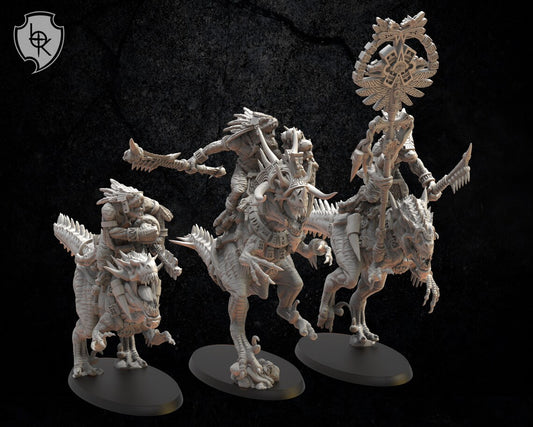 Ezocamatl Knights | Saurian Ancients | Lost Kingdom Miniatures |