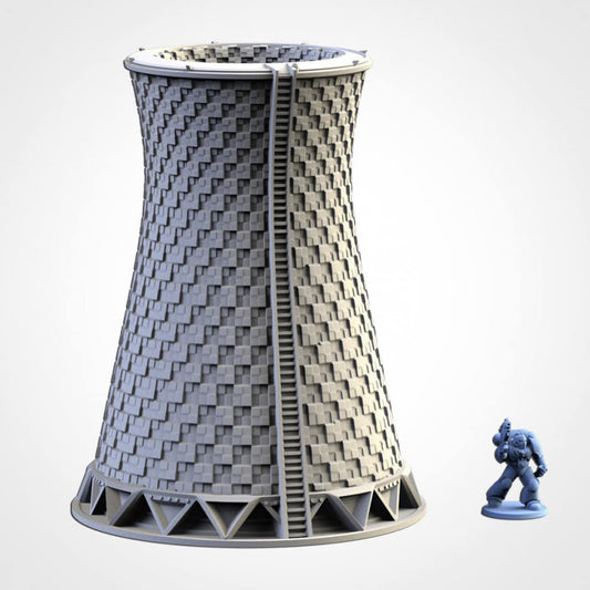 Post-Apocalyptic Nuclear Factory Terrain | Scatter Terrain | Txarli Factory | Table Top Gaming