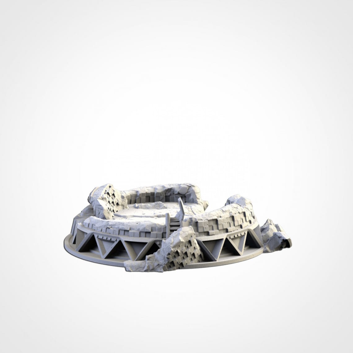 Post-Apocalyptic Nuclear Factory Terrain | Scatter Terrain | Txarli Factory | Table Top Gaming
