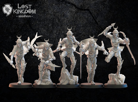 Onna Bugeisha | Night Elves / Dark Elves | Lost Kingdom Miniatures | Tabletop Gaming | Pathfinder