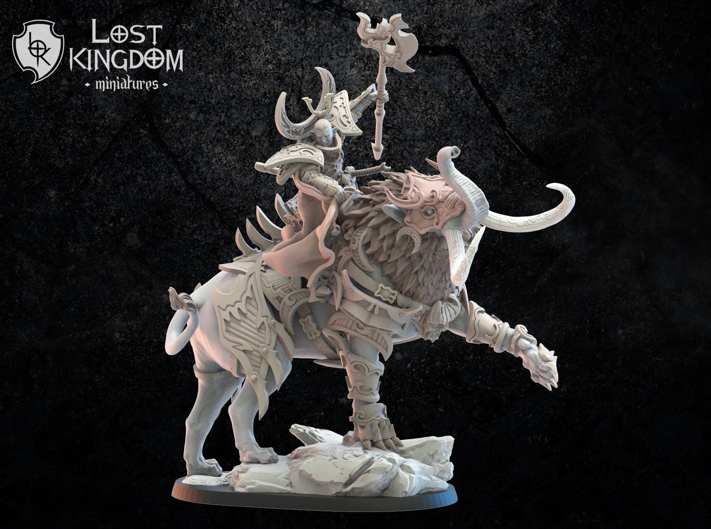 Junichiro on Baku | Night Elves / Dark Elves | Lost Kingdom Miniatures | Tabletop Gaming | Pathfinder