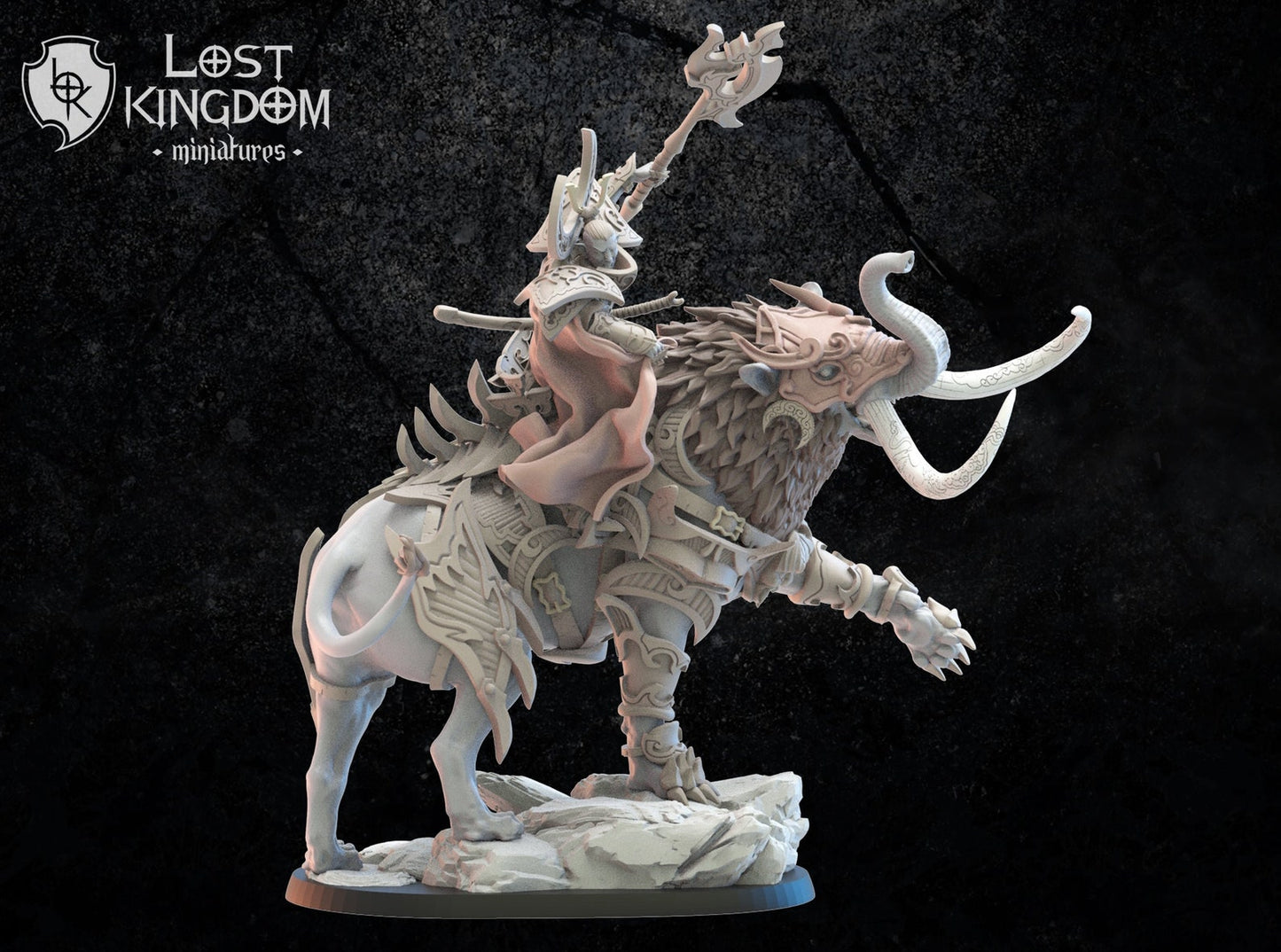 Junichiro on Baku | Night Elves / Dark Elves | Lost Kingdom Miniatures | Tabletop Gaming | Pathfinder