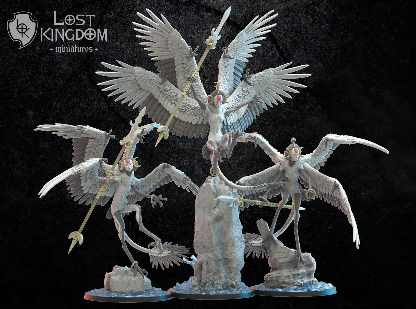 Kurenjosei | Night Elves / Dark Elves | Lost Kingdom Miniatures | Tabletop Gaming | Pathfinder