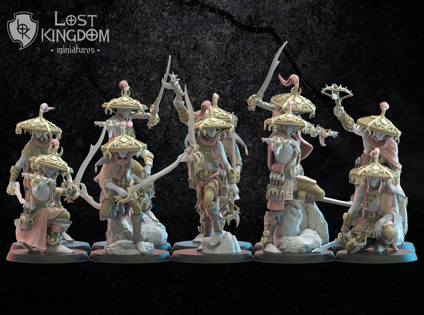 Akkorokamui Corsairs | Night Elves / Dark Elves | Lost Kingdom Miniatures | Tabletop Gaming | Pathfinder