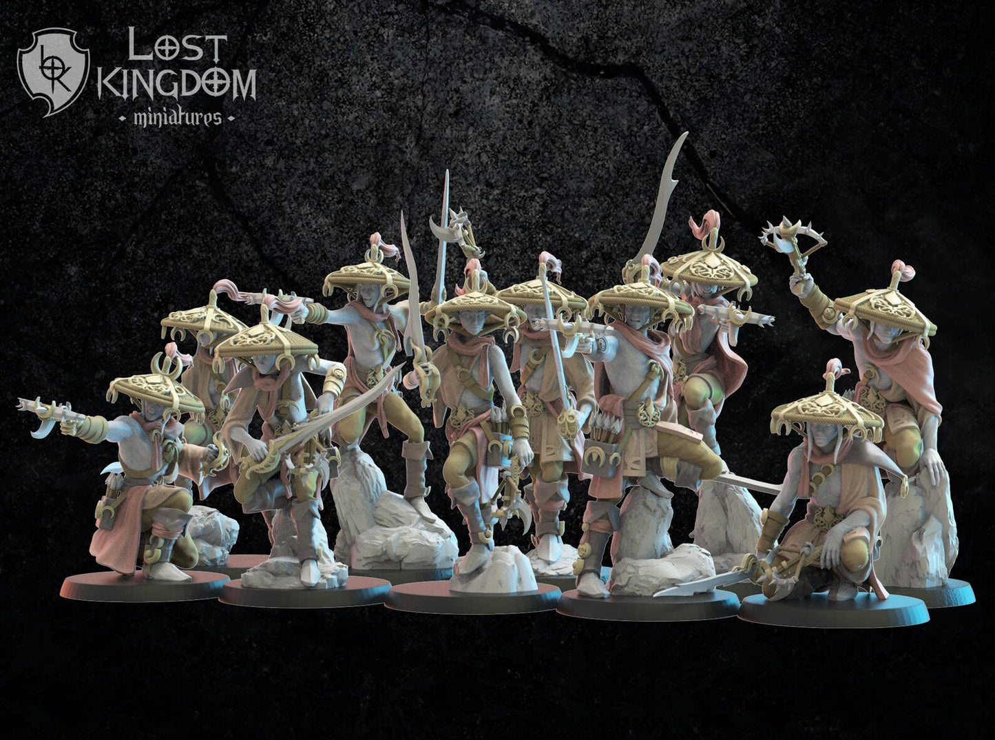 Akkorokamui Corsairs | Night Elves / Dark Elves | Lost Kingdom Miniatures | Tabletop Gaming | Pathfinder