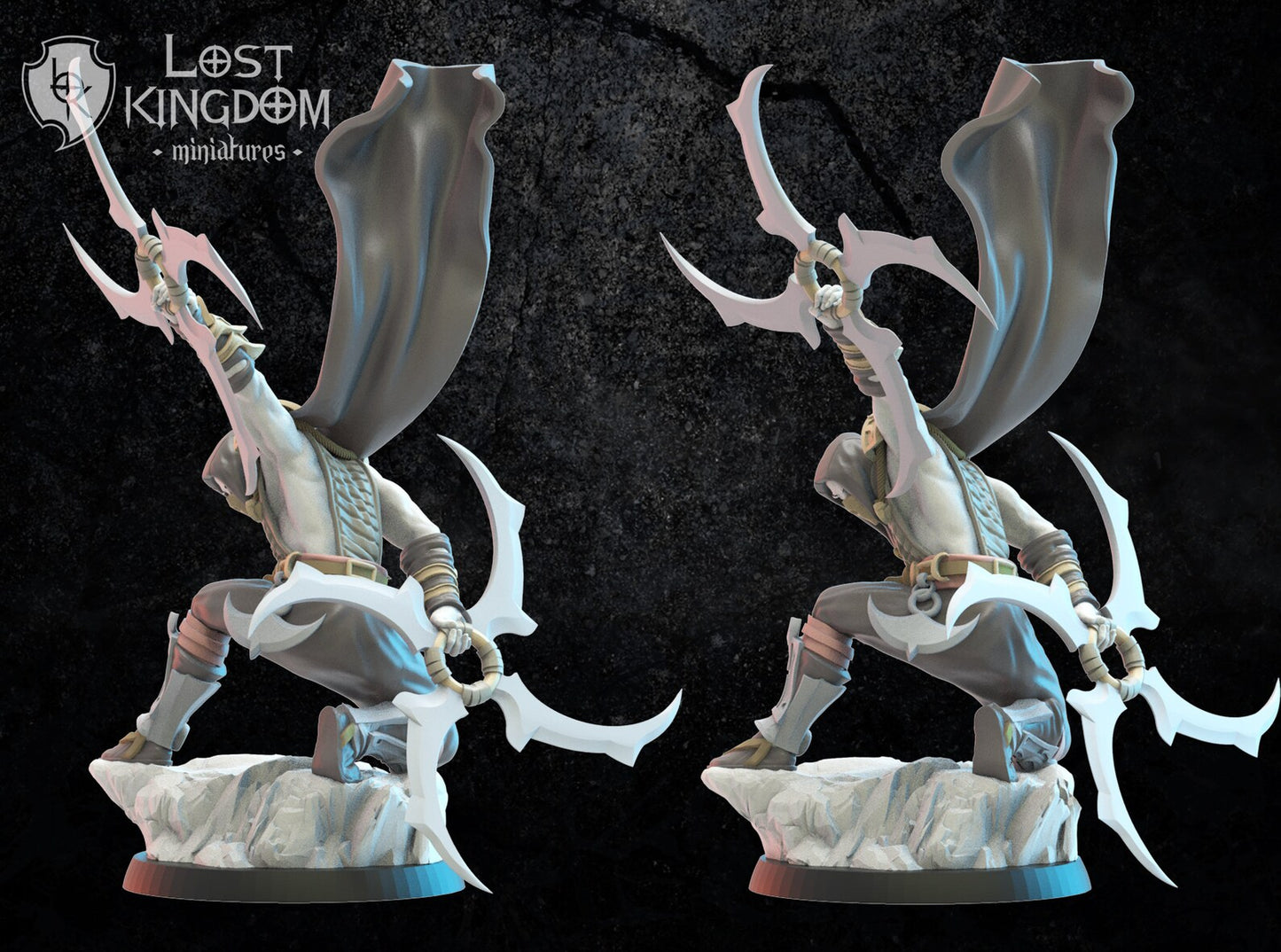 Fūma Shuriken Shinobi Hero | Night Elves / Dark Elves | Lost Kingdom Miniatures | Tabletop Gaming | Pathfinder