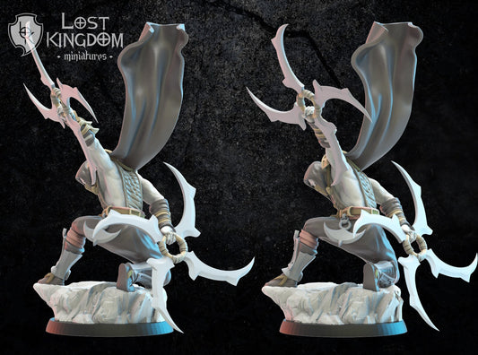 Fūma Shuriken Shinobi Hero | Night Elves / Dark Elves | Lost Kingdom Miniatures | Tabletop Gaming | Pathfinder