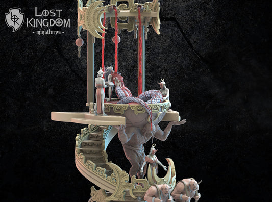 Ketsueki Altar | Night Elves / Dark Elves | Lost Kingdom Miniatures | Tabletop Gaming | Pathfinder