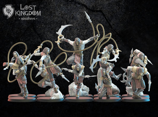 Dākumūn Shinobi | Night Elves / Dark Elves | Lost Kingdom Miniatures | Tabletop Gaming | Pathfinder