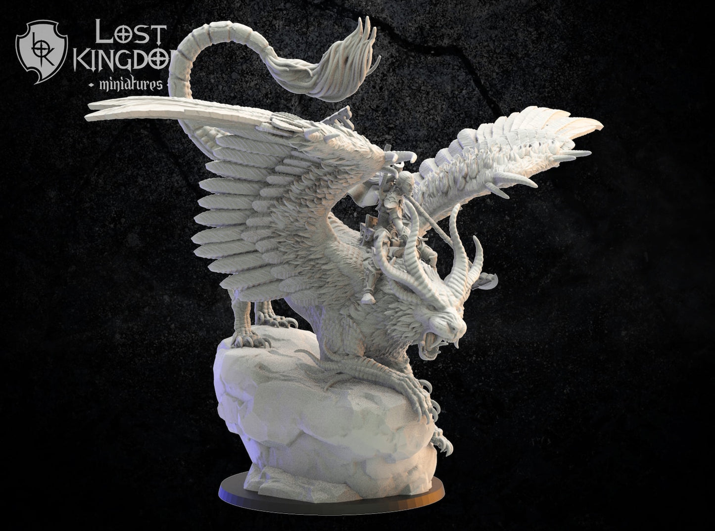 Mihikso, Beastmaster on Qiong Qi | Night Elves / Dark Elves | Lost Kingdom Miniatures | Tabletop Gaming | Pathfinder