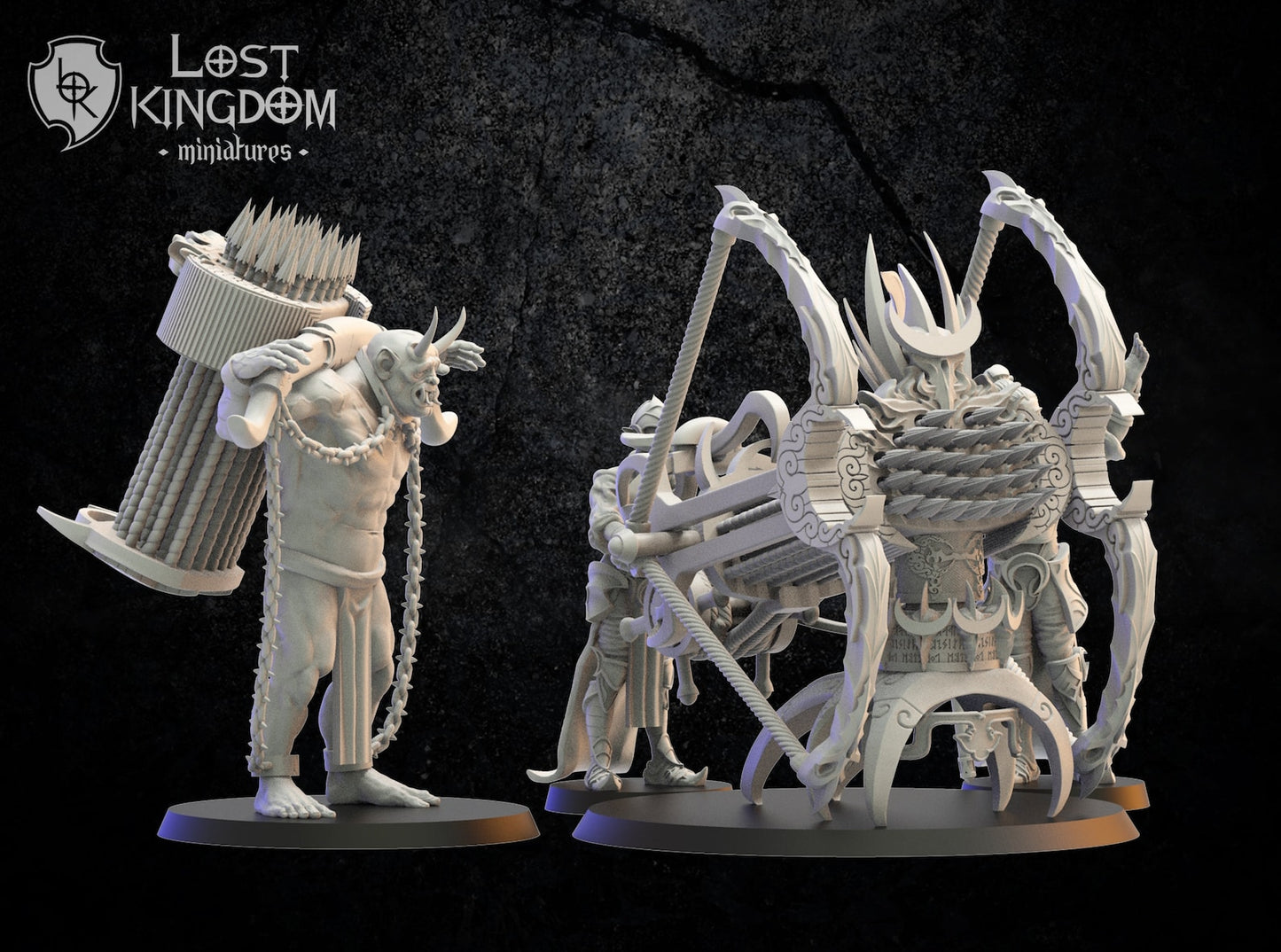 Night Elves Repeater Battery | Night Elves / Dark Elves | Lost Kingdom Miniatures | Tabletop Gaming | Pathfinder