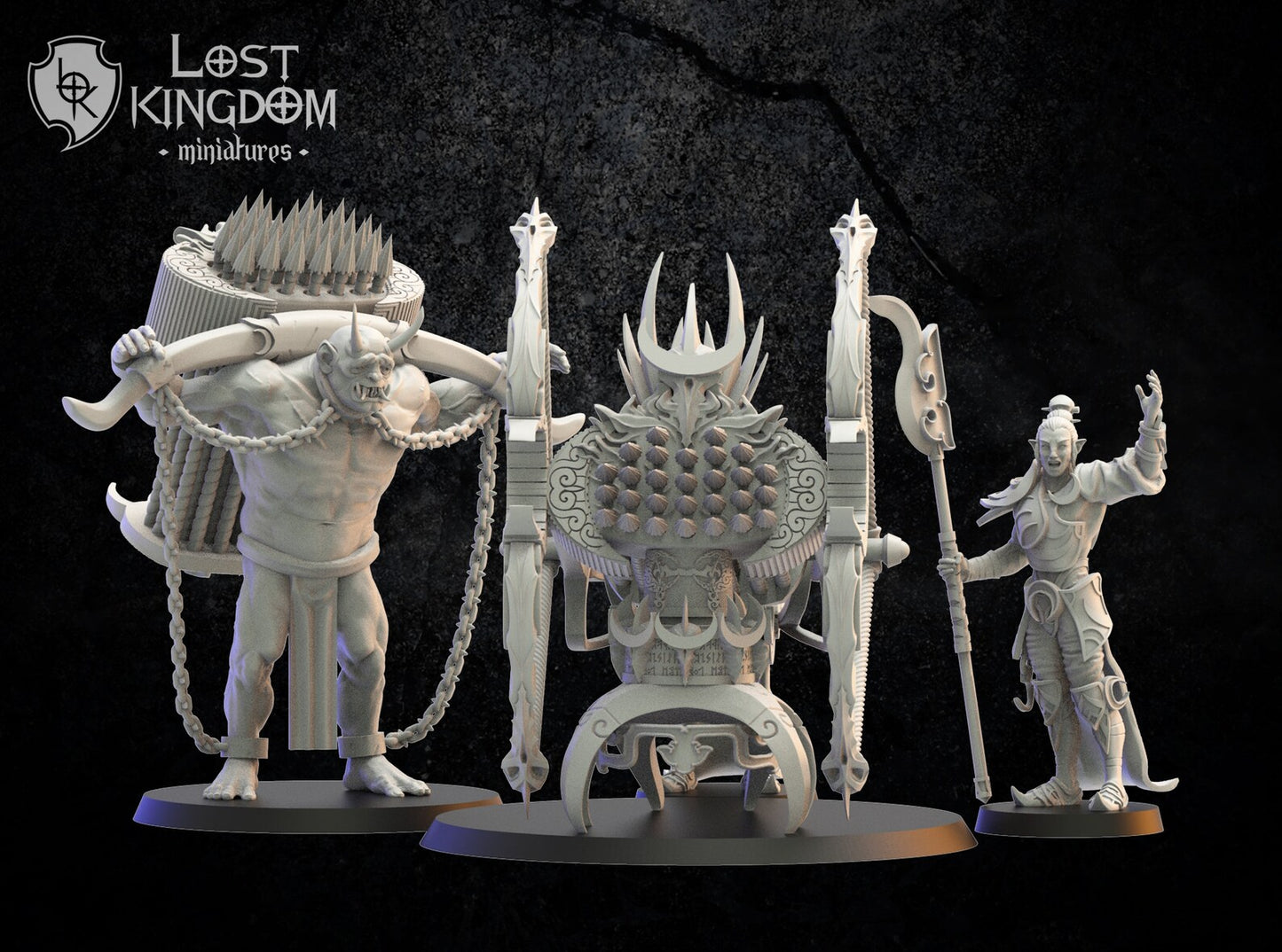 Night Elves Repeater Battery | Night Elves / Dark Elves | Lost Kingdom Miniatures | Tabletop Gaming | Pathfinder