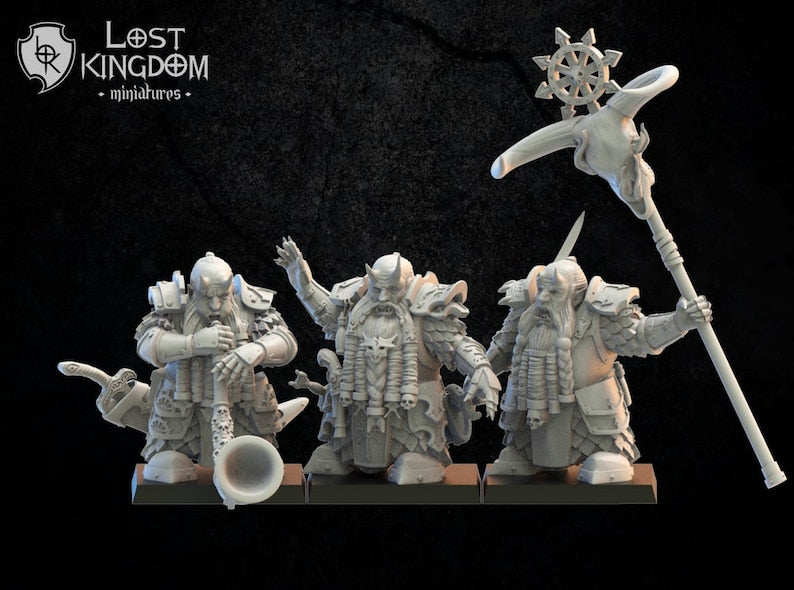 Elite Guard With Swords | Infernal Dwarves | Lost Kingdom Miniatures |