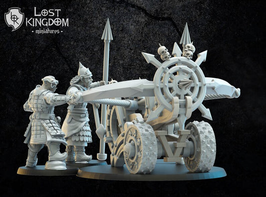 Mongobbo Ballista | Infernal Dwarves | Greenskins | Lost Kingdom Miniatures | Tabletop Gaming | Pathfinder