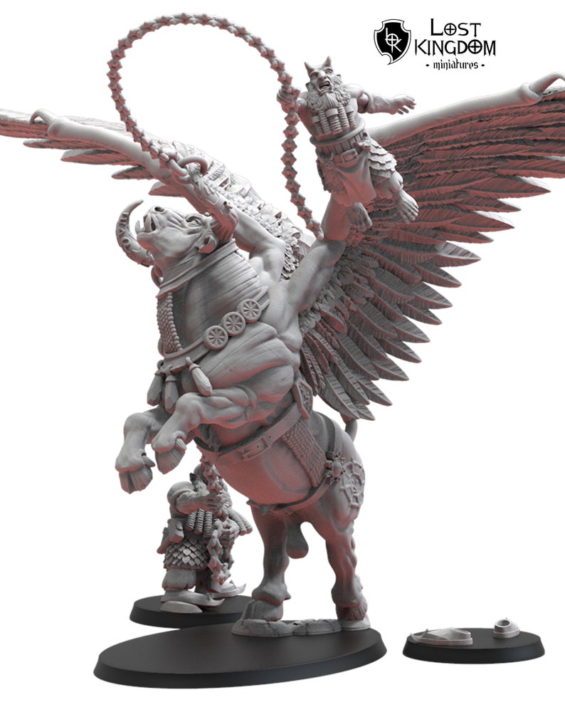 Magmhôrin Sacred Taurus | Infernal Dwarves | Lost Kingdom Miniatures |
