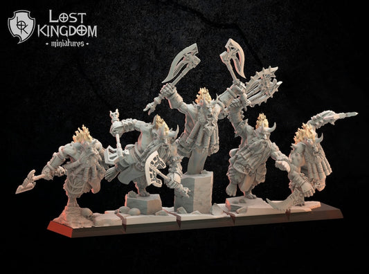 Berserker Unit | Infernal Dwarves | Lost Kingdom Miniatures |