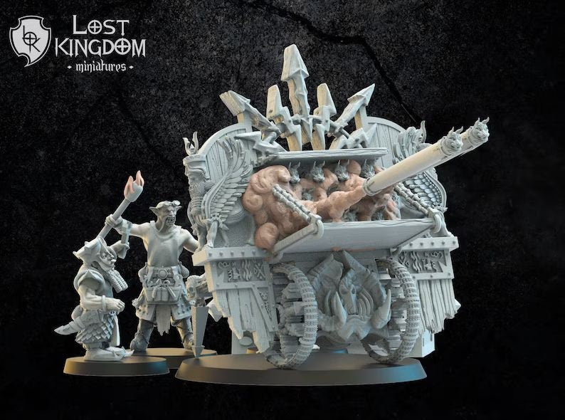 Magmhôrin Hwacha | Infernal Dwarves | Lost Kingdom Miniatures | Tabletop Gaming | Pathfinder