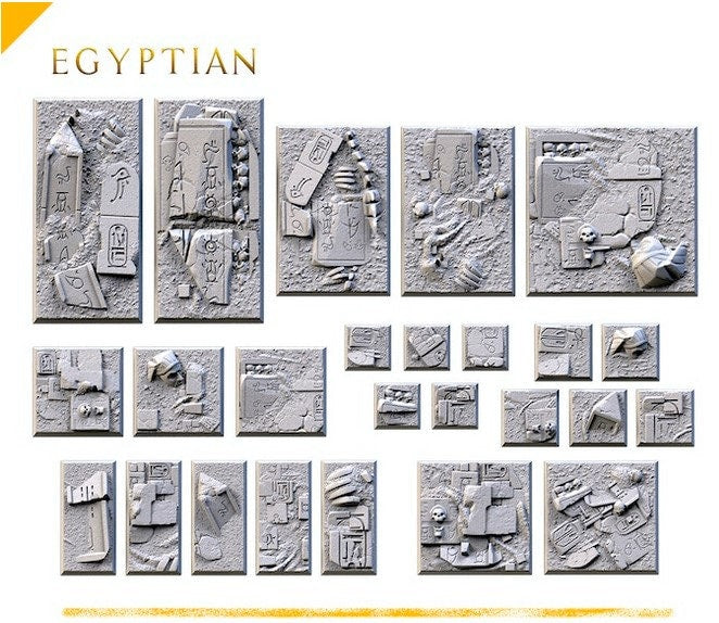 Egyptian Bases (Square) | Txarli Factory