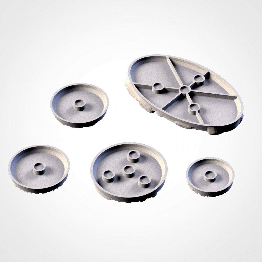 Forest Bases (Round) | 8K Resin | Txarli Factory