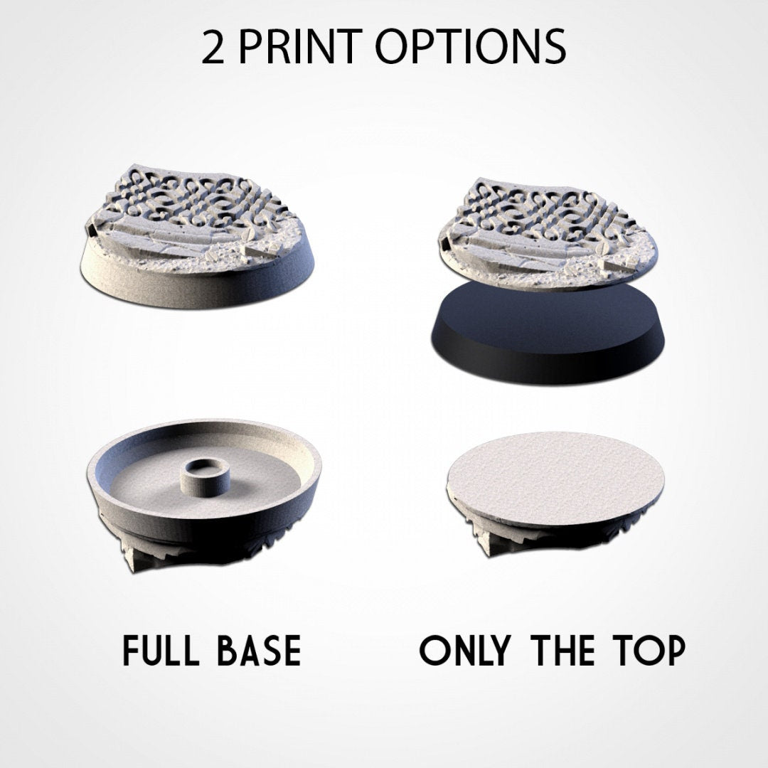Forest Bases (Round) | 8K Resin | Txarli Factory
