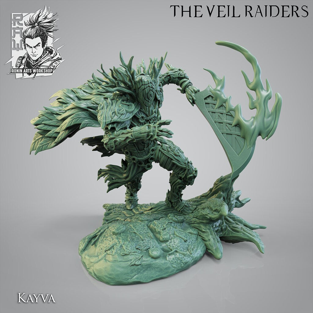 Wood Elf Warband | The Veil Raiders | Resin 3D Printed Miniature | Ronin Arts Workshop
