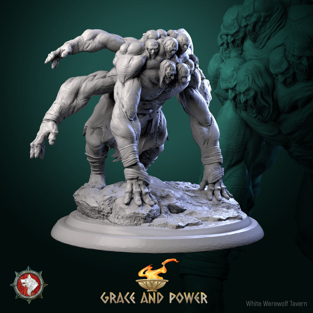Hecatoncheires Set | Grace and Power | Resin 3D Printed Miniature | White Werewolf Tavern | RPG | D&D | DnD