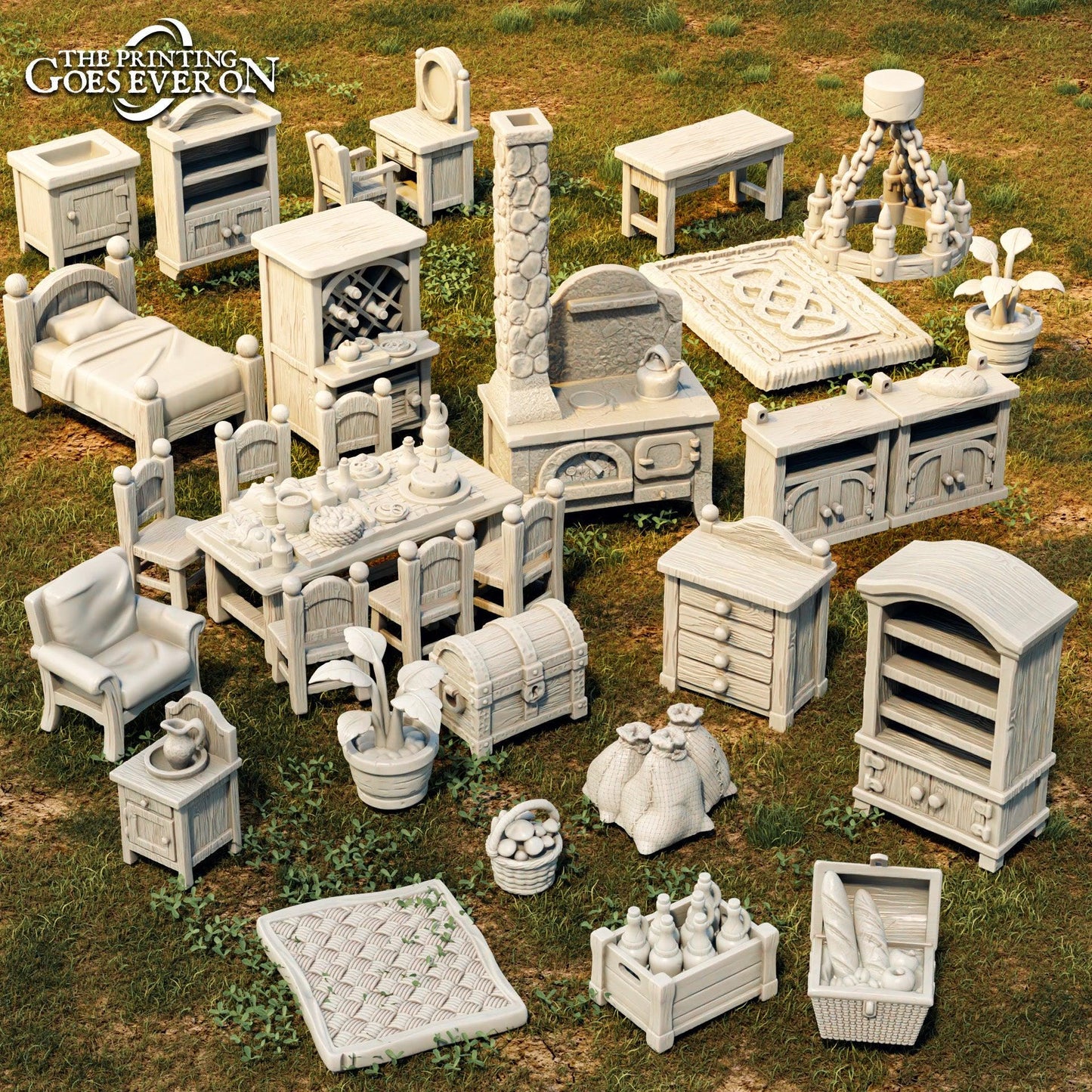 Halfling Manor | Guests at the Door | MESBG | The Printing Goes Ever On