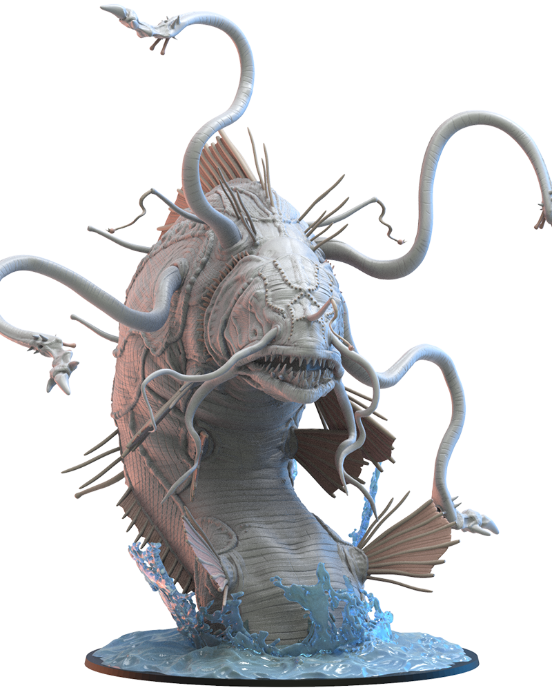 Koi, Mystic Leviathan | Night Elves / Dark Elves | Lost Kingdom Miniatures | Tabletop Gaming | Pathfinder